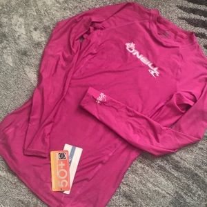 O’Neil rash guard spf 50 new with tags size L